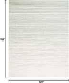 SAFAVIEH Area Rug 10x14 - Adirondack Collection - Large - Sage & Ivory, Modern Ombre Design, Non Shedding & Easy to Clean, Ideal for Living Room, Bedroom, Office, Dining Space (ADR113X)
