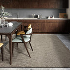 LUXE WEAVERS Modern Geometric Wave Taupe 4x6 Area Rug