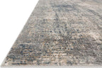 Loloi Teagan Collection TEA-05 Denim/Slate 2'-8" x 4' Accent Rug, Large, Soft Neutral Rug, High-Traffic for Living Room, Bedroom, Home Office, Dining Area