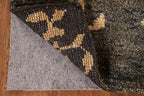 Rug Source Modern Collection Size 3x5 Abstract Area Rug, Hand-Knotted/Hand-Woven Black Floral/Nature Print Rug, Oriental Jute Carpet for Foyer, Entryway, Hallway