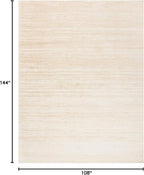 SAFAVIEH Area Rug 9x12 - Adirondack Collection - Large - Champagne & Cream, Modern Ombre Design, Non Shedding & Easy to Clean, Ideal for Living Room, Bedroom, Office, Dining Space (ADR113W)