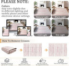 8x10 Machine Washable Area Rug for Living Room, Pink Vintage Moroccan Rug Large Non-Slip Low Pile Soft Faux Wool Carpet, Kids and Pets Friendly for Bedroom Dining Room Farmhouse Home Decor Rug
