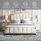 Easy-Going Area Rug 5x7 Washable Boho Rugs for Living Room Non-Slip Bedroom Rug Low Pile Lightweight Medallion Distressed Throw Rug for Dining Room Kitchen Home Office Carpet, Vintage Multi