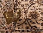 Unique Loom Sialk Hill Collection Area Rug - Washington (9' 10" x 13' 1" Rectangle Ivory/Black)