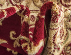 Unique Loom Versailles Collection Traditional Classic Medallion Floral Motif Area Rug (2' 7 x 10' 0 Runner, Burgundy/ Ivory)