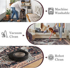 Moynesa Leopard Washable Area Rugs for Living Room, 5x7 Vintage Soft Rug for Bedroom, Non Slip Boho Ultra Thin Large Stain Resistant Throw Rug for Dining Guest Room, Puce Red
