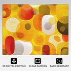 Abstract Geometry Rugs for Home Decor, 5x6 ft, Mid Century Modern Area Rugs for Living Room, Soft Non Slip Washable 70s 80s Geometric Carpet Bedroom Decorations Dt-Ghf-19
