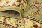 Unique Loom Voyage Collection Traditional Oriental Classic Intricate Design Area Rug (2' 2 x 6' 0 Runner, Green/Ivory)