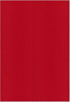 Ottomanson 6'6" x 24' Hallway Runner with Scraper Pile Extra Durable Non-Slip Rug Mat for Indoor & Outdoor Use - Ideal for Kitchen, Entryway, Patio & Garage - High-Traffic Carpet, Red