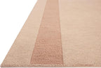Loloi Leanne Ford Craven Collection CVN-01 Blush/Rose 2'-6" x 9'-9" Runner Rug Geometrical, Patterned, Neutral, Hallway, Kitchen, Mudroom, and Bathroom