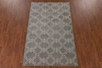 Modern Collection 5 x 8 Trellis Area Rug, All-Over/Geometric Wool Carpet for Home Décor, Living Room, Dining Room, and Bedroom