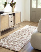 Livabliss Hapsburg Moroccan Shag Area Rug,6'7" x 9'6",Dusty Pink