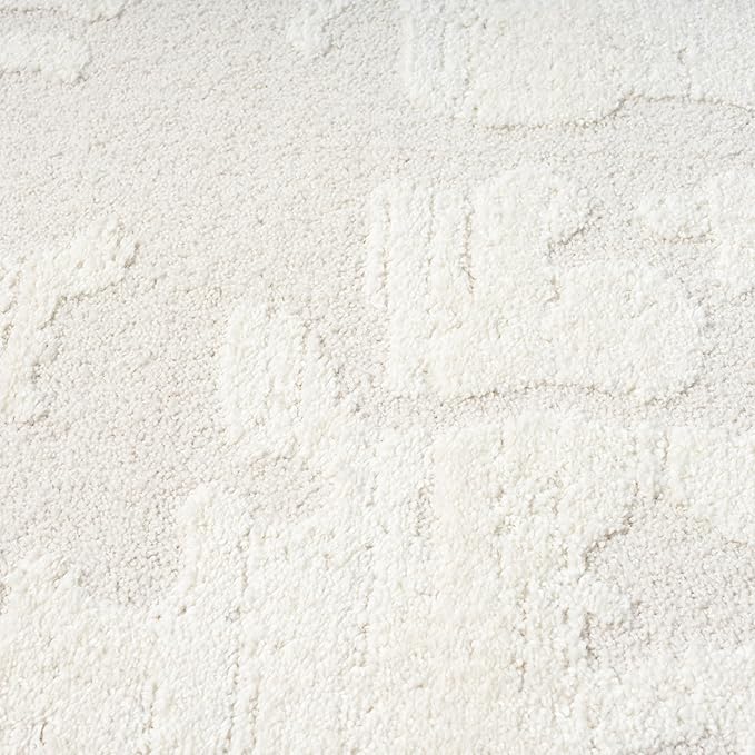 Abani Nomad Cream Area Rug 5' x 8' for Living Room, Bedroom - Abstract Pattern - Durable & Easy to Clean