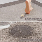 Washable Area Rug 48" x 72", Non Slip Kitchen Rug for Floor, Absorbent Entrance Runner Rug for Bedroom, Living Room, (Roll Packing)