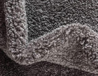 Unique Loom Solo Collection Area Rug - Calabasas (7' 10" x 10' Rectangle, Gray)