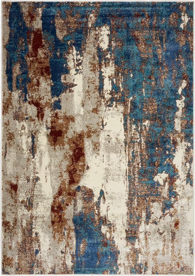 LUXE WEAVERS Lagos Collection Passion 6x9 Abstract Area Rug