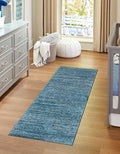 Unique Loom Finsbury Collection Area Rug - Kate (2' x 8' Runner, Blue)