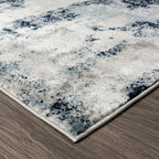 LUXE WEAVERS Kimberly Collection Ivory 4x5 Modern Abstract Area Rug