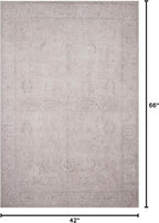 Loloi Loren Collection LQ-12 Sand 3'-6" x 5'-6" Accent Rug