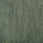 Hand Knotted Loom Wool ECO-Friendly Area Rugs - 6'x6', Square, Green Color, Solid Plain Design, High Pile Thick Handmade Anti Skid Area Rugs for Living Room, Bed Room (L00111)