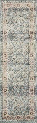 Loloi Jocelyn Collection JOC-04 Sky/Multi 4'-0" x 6'-0" .38" Thick Accent Rug