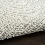 Nourison Home Textured Home Ivory 2'3" x 7'6" Area Rug - Easy Clean, Non Shedding, Bed Room, Living Room, Dining Room, Kitchen (8' Runner)