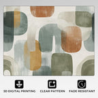 Mid Century Modern Rugs for Home Decor, 5x7 ft, Abstract Geometry Area Rugs for Living Room, Soft Non Slip Washable Boho Geo Geometric Carpet Bedroom Decorations Dt-Ghf-19