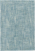 Dash and Albert Crosshatch Wool Area Rug - 3' x 5' Aegean Solid Hand Micro Hooked Accent Rug - Durable, High Traffic Areas Bedroom, Hallway, Stairs - Premium Luxury Hotel Quality Soft Breathable