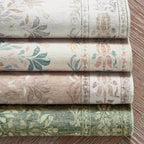 jinchan Vintage Floral Runner Rug 2x5 - Machine Washable Distressed Design Non-Slip Low-Pile Soft Thin Carpet for Hallway Kitchen Farmhouse Bedroom Entryway Laundry Room (2x5ft,Dark Green)