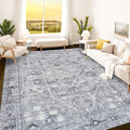 Istana 9x12 Area Rug - Grey 9 x 12 Area Rugs for Living Room - Foldable 9x12 Rugs for Bedroom - Stain Resistant Washable Rug - Eco-Friendly Area Rugs Living Room