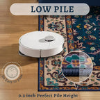 Tangsoo 2x3 Washable Rugs for Entryway, Small Area Vintage Floral Rug Non-Slip Soft Low Pile Rugs, Small Carpet Door Mat, Front Door Indoor Throw Rug for Entrance Kitchen Entry, Home Decor Navy Blue