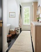 Loloi Chris Loves Julia Chris Collection CHR-02 Natural/Sage 7'-9'' x 9'-9'', .50" Pile Height, Area Rug