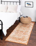 Unique Loom Isabella Collection Area Rug - Adjani (2' 7" x 16' 5" Runner, Rust Red/ Black)