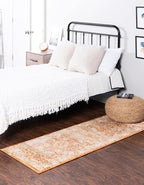 Unique Loom Isabella Collection Area Rug - Adjani (2' x 8' Runner, Rust Red/ Black)