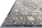 Loloi Teagan Collection TEA-01 Denim/Mist 2'-8" x 10'-6" Runner Rug, Large, Soft Neutral Rug, High-Traffic for Living Room, Bedroom, Home Office, Dining Area