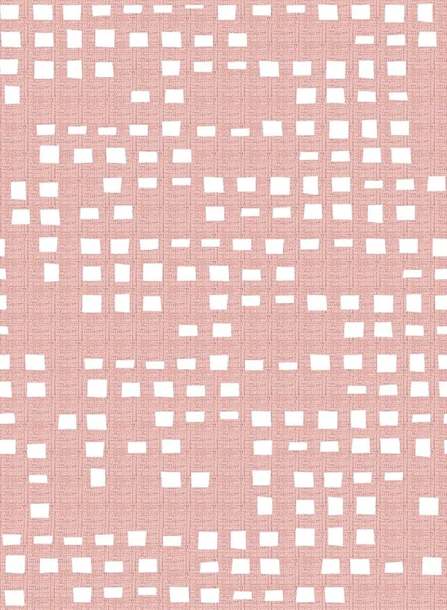 Boho Chic White and Pink Geometric Texture Rug for Living Room Dining Room Bedroom Nursery Room Large Non Slip Washable Indoor Carpet Soft Low Pile Kitchen Entryway Runner Mat 10x14