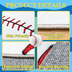 Soft Baseball Rugs for Bedroom, Machine Washable, Cute Bedside Boys Area Rug for Kids Toddlers Teens, Baseballs Lovers Home Decor Indoor Carpet for Living Room, Dorms, Nursery 4x5 Ft
