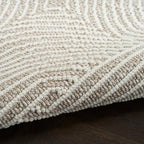 Nourison Home Textured Home Beige Ivory 2'2" x 3'9" Area Rug - Easy Clean, Non Shedding, Bed Room, Living Room, Dining Room, Kitchen (2' x 4')