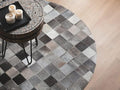 Round Area Rug – Soft Modern Carpet for Living Room, Bedroom, Entryway – Non-Slip Durable Floor Mat for Home Décor (Grey_6X6)