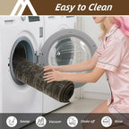 COSY HOMEER-Dirt-Trapper-Door-Mat 32"x48" Non-Slip Entryway Rugs,Washable Welcome Mat,Absorbent Entrance Mats,Low Pile Dog Door Mats for Front Back Doomats and Wet Shoes,Brown