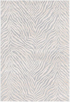 Unique Loom Finsbury Collection Area Rug - Meghan (4' 1" x 6' 1" Rectangle, Gray and Ivory)