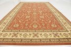 Unique Loom Voyage Collection Traditional Oriental Classic Intricate Design Area Rug (10' 6 x 16' 5 Rectangular, Terracotta/Ivory)