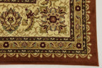 Unique Loom Voyage Collection Traditional Oriental Classic Intricate Design Area Rug (10' 6 x 16' 5 Rectangular, Terracotta/Ivory)