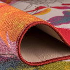 Rugshop Modern Bright Flowers Non-Slip (Non-Skid) Area Rug 8 x 10 (7' 10" x 10') Multi