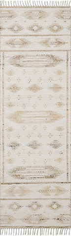 Loloi Angela Rose Rivers Collection RIV-04 Natural/Ivory 5'-0" x 7'-6" Reversible Area Rug
