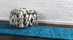 Unique Loom Solid Shag Collection Area Rug (2' 6" x 16' 5" Runner, Turquoise)
