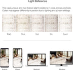 ReaLife Rugs Machine Washable Area Rug - Living Room Bedroom Bathroom Kitchen Entryway Office - Padded Low Pile Stain Resistant Premium - Boho Farmhouse Vintage - BEV - Beige 7'6" x 9'6"