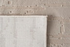 Revival Rugs Ebb 6'7"x9' Washable Area Rug for Living Room Bedroom - 100% Recycled Oeko-TEX Certified, Medium Pile, Taupe