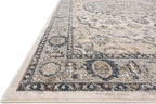 Loloi Teagan Collection TEA-01 Natural/Lt. Grey 2'-8" x 4' Accent Rug, Large, Soft Neutral Rug, High-Traffic for Living Room, Bedroom, Home Office, Dining Area