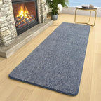 AROGAN Washable 2x6 Runner Rug for Hallway, Long Runner Rugs wtih Soft Memory Foam for Bedroom, Non Slip Backing Carpet Runners for Hallways, Kitchen, Bathroom, Entryway Home Decor, Navy Blue